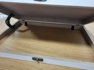 Tapa contador luz madera HOME corazón