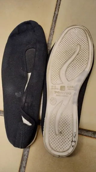 Zapatillas danza o gimnasia Domyos T.34