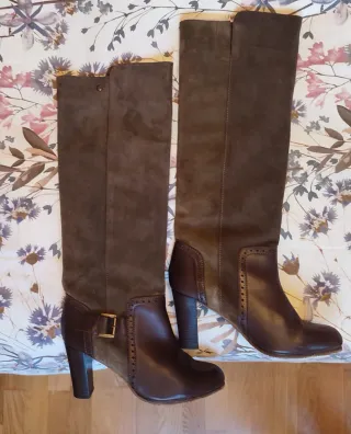 Botas Vienty Piel Marrón Talla 41