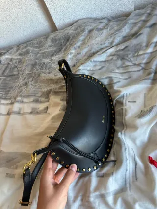 Bolso Isabel Marant Negro Tachuelas