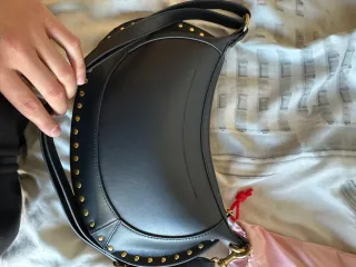 Bolso Isabel Marant Negro Tachuelas