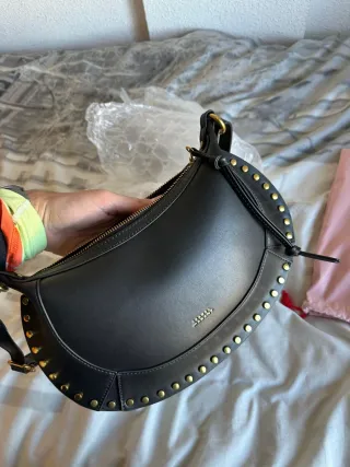 Bolso Isabel Marant Negro Tachuelas