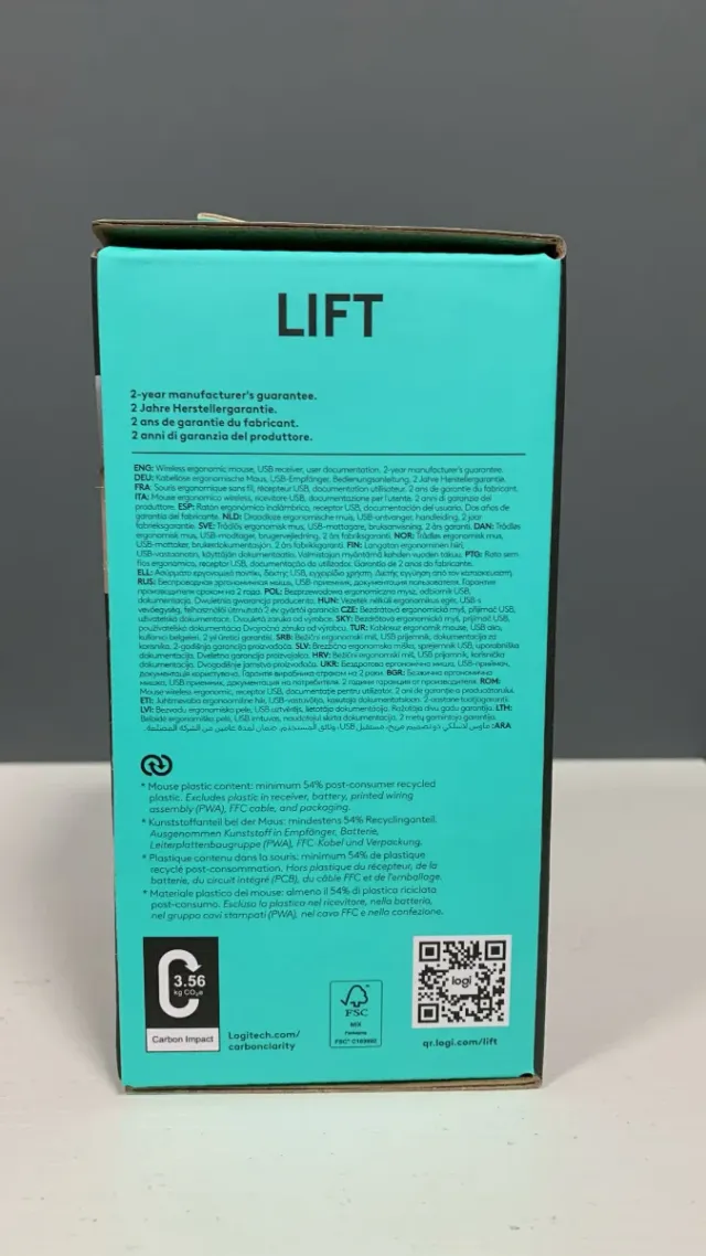 Logitech Lift Ratón Ergonómico Vertical Rosa