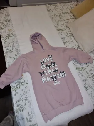 Sudadera Kuromi Niña Rosa