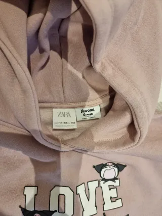 Sudadera Kuromi Niña Rosa