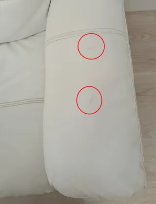 Sofá Cama Click Clack Polipiel Blanco