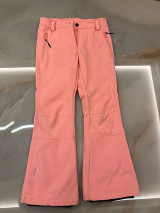 Pantalón de esquí para niña rosa