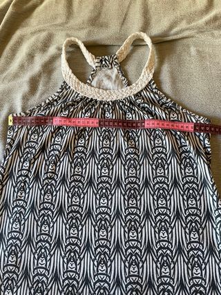 Camiseta tirantes estampada