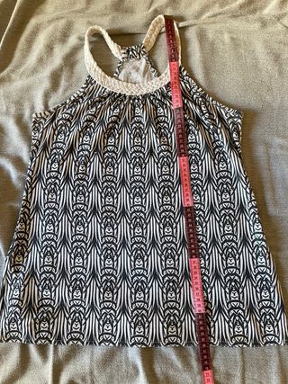 Camiseta tirantes estampada