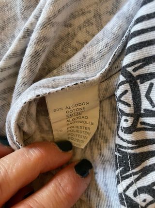 Camiseta tirantes estampada