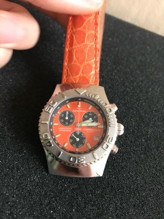Orologio Aquaswiss Cronografo Arancione 38mm