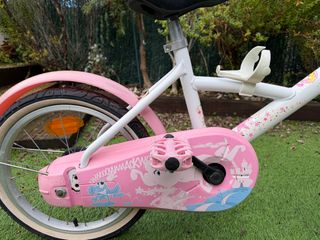 Bicicleta infantil Decathlon rosa 3-8 años