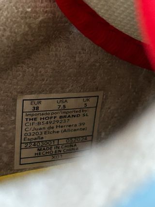 Zapatillas HOFF PEONY multicolor - Talla 38