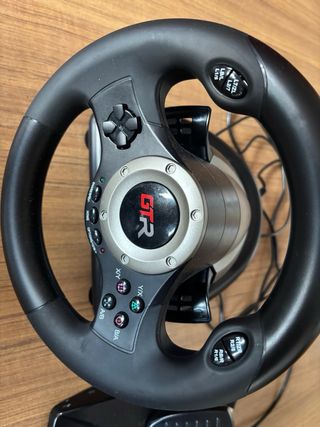 Volante GTR para PC con pedales