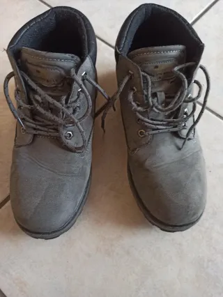 Stivaletti da uomo in nabuk grigio