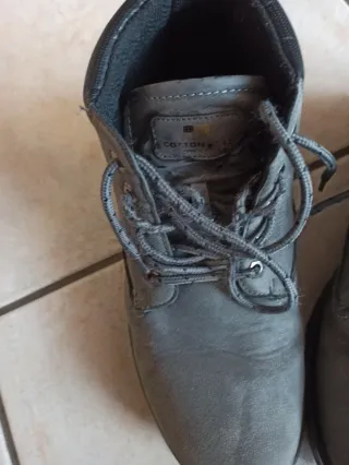 Stivaletti da uomo in nabuk grigio