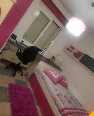 Alfombra, cojines, edredón y estor