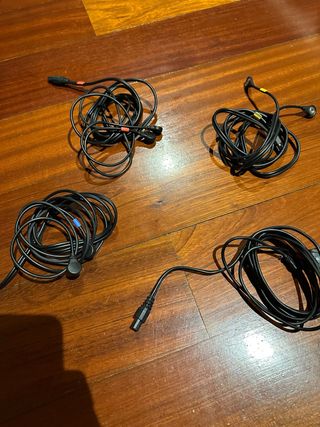 Cables y electrodos Compex electroestimulador