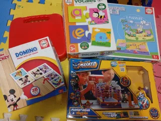 Lote 3 juegos educativos para 3 años