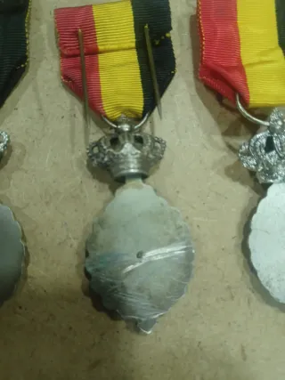 Lote 4 Medallas Belgas