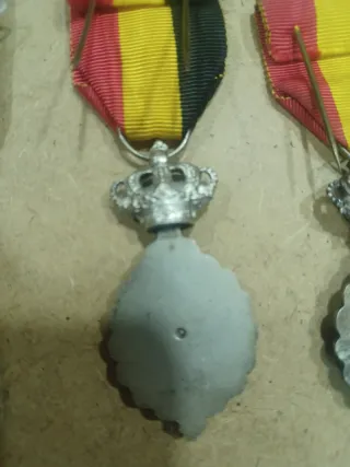 Lote 4 Medallas Belgas