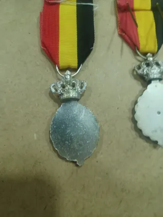 Lote 4 Medallas Belgas