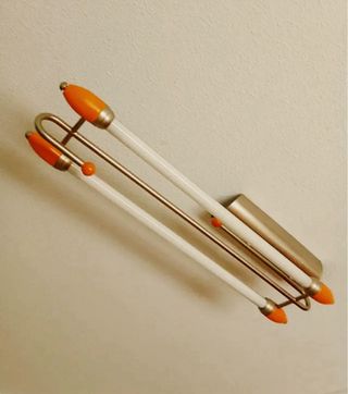 Lámpara Halógena Space Age Naranja/Plata