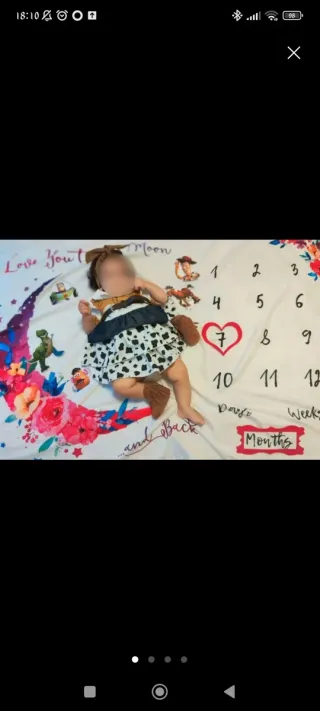 Abito Carnevale Neonata CowGirl