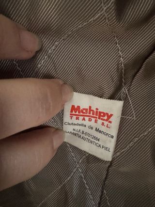 Chaqueta de cuero negra hombre