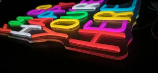 Lampada Neon Led "I'M SO Happy You're Here"