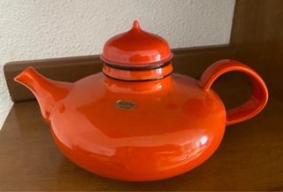 Tetera Rörstrand Vintage Naranja
