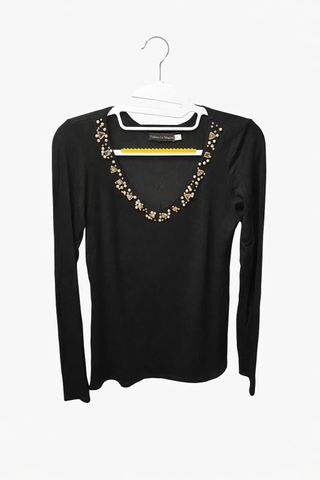 Camiseta talla S cuello joya