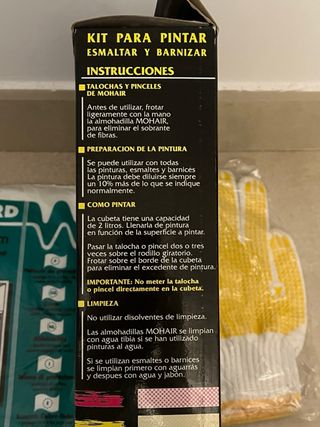 Kit para pintar, esmaltar y barnizar