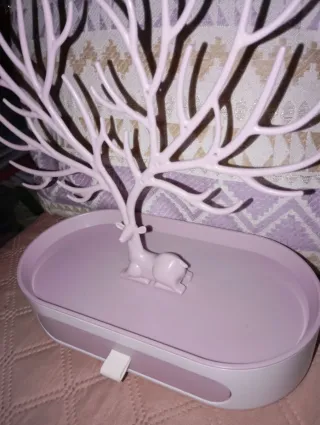 ( NUEVO ) PORTA JOYAS CIERVO CON CAJON