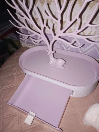 ( NUEVO ) PORTA JOYAS CIERVO CON CAJON