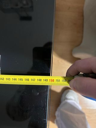 Conjunto 2 mesas nido centro cristal negro