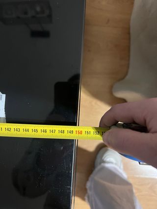 Conjunto 2 mesas nido centro cristal negro