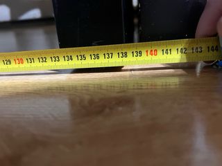 Conjunto 2 mesas nido centro cristal negro