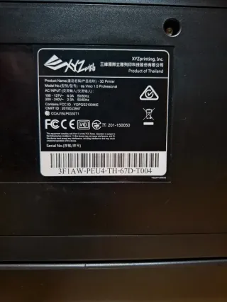 Stampante 3D XYZprinting da Vinci 1.0 Pro