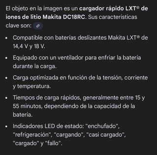 Cargador Batería Li-ion 14-18V DC18RC