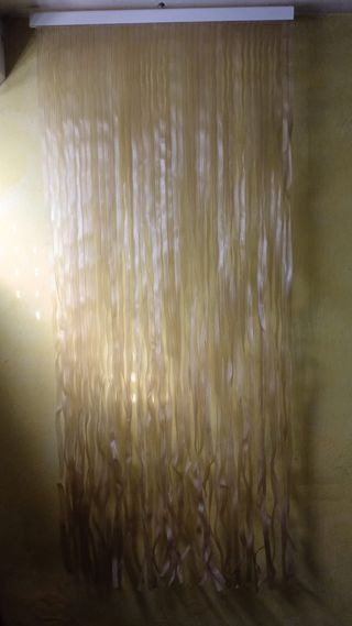 Cortina a strisce in PVC con profilo in alluminio