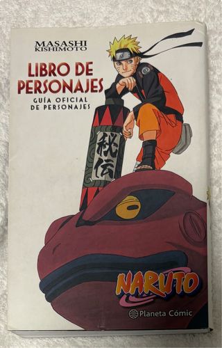 Libro NARUTO . Guia de personajes . Nuevo