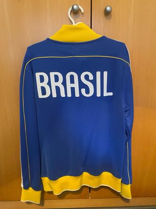Chaqueta Nike Brasil CBF Azul y Amarillo