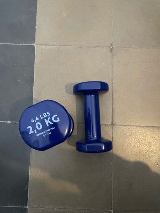 Mancuerna 2kg Decathlon Azul