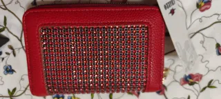 Cartera Monedero Charro Roja