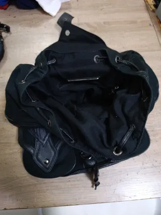 Bolso Negro Estilo Dragón