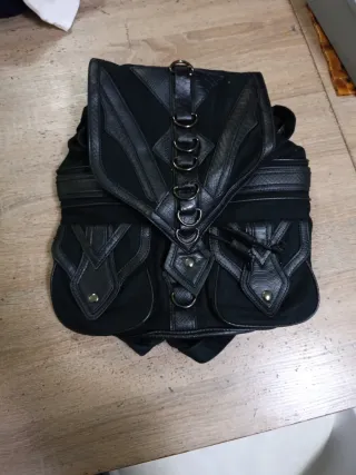 Bolso Negro Estilo Dragón