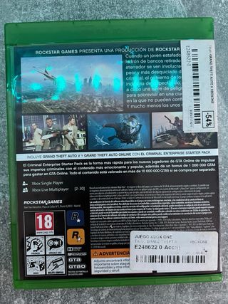 Juego GTA V Premium Edition Xbox One