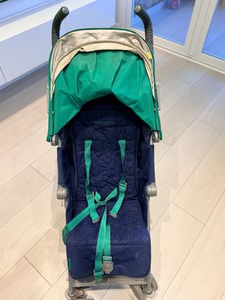 Silla de paseo Maclaren azul y verde