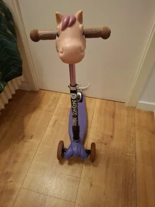 Patinete infantil 3Style morado ajustable